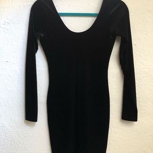 Velvet Black American Apparel Dress